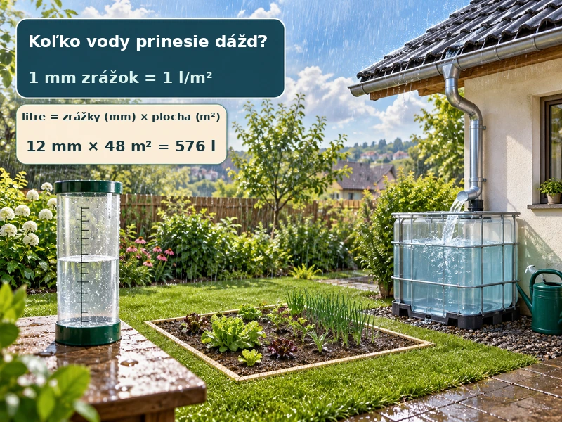 čo znamenajú milimetre zrážok